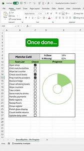 How to create a donut progress chart in excel. #excelreels #excel #charts #exceltutorial | Shamsudeen Idris