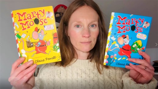 Meet Claire Powell's Marty Moose, a little postmouse having BIG adventures!