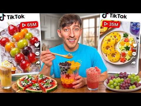 I Tried TikTok's Most VIRAL Summer Snacks!