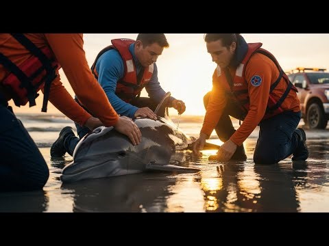 Miracle Moment: Dolphin Rescue on the Beach – A Life Brought Back to the Sea