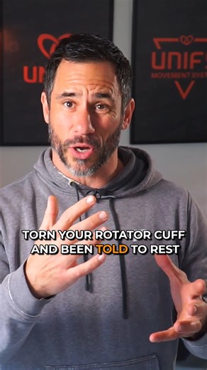 Torn rotator cuff? Don’t just rest it. ❌ Unless it’s fully detached, strength training is your best rehab tool. Smart load, right exercises, and progressions = faster healing. #RotatorCuff #ShoulderPain #RehabTraining #StrengthTraining #FitnessTips | Unity Gym | Facebook