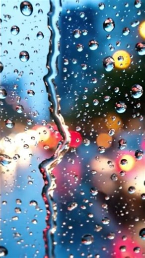 Rain Sounds on the Window – Relaxation with Realistic Ambiance 💦