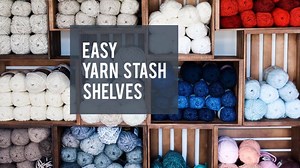 11K views · 328 reactions | Anyone else using January to get your life under control?  I think your yarn stash is the most fun place to start!  Full step-by-step tutorial for these easy shelves here: https://makeanddocrew.com/diy-yarn-storage-shelves | Make and Do Crew | Facebook