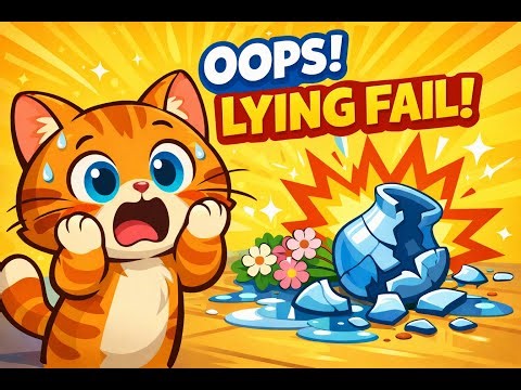 When Lying Goes Wrong 😼 | Funny Cartoon with Life Lesson EP-4