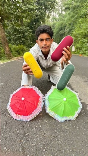 4 Ta Mini Folding Pocket Umbrella Vs 3 Ta Waterproof Portable Umbrella😊￼