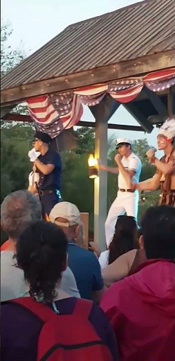 Village People Tribute Group playing the classic hits at Portaventura 2017