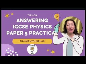 Tips on answering IGCSE Physics Paper 5 (Practical Paper) - IGCSE Physics - Physics Rox