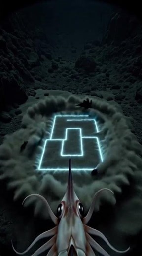 I’m a Giant Squid — My GoPro Discovers a Glowing Ancient Structure in the Mariana Trench