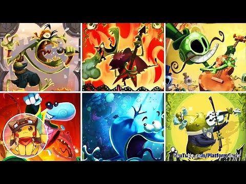 Rayman Legends - All Music Levels (All Music Stages) [1080p]