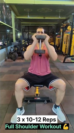 Full Shoulder Workout Routine 💪🏻 Exercises for Full Shoulder Workout 😍