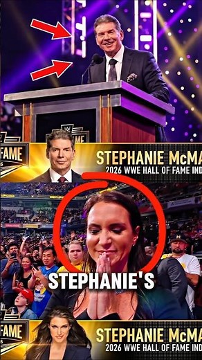 Is Vince McMahon Returning For Stephanie's Hall Of Fame Induction?! 😨 #shorts