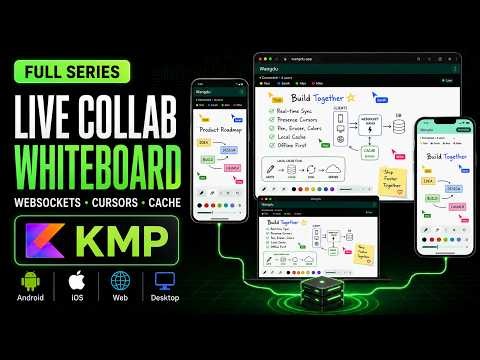 Wangdu : Live Collab. WhiteBoard in KMP | KOTLIN | KTOR | All Platforms