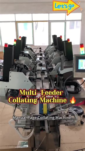 🔥 Watch manuals collate perfectly! Multi friction feeders feed pages fast & accurate 📄⚡ Smooth collating, clean output, no misfeed, no mess 😍 Perfect solution for automated packaging lines 🤖 #AutomaticPageCollator #ManualCollatingMachine #FrictionFeeder #PackagingAutomation #IndustrialEquipment