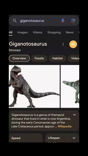 Giganotosaurus: Jurassic World Alive Dinosaur Edits