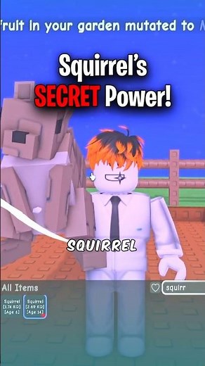 What Does SQUIRREL Do in Grow a Garden?