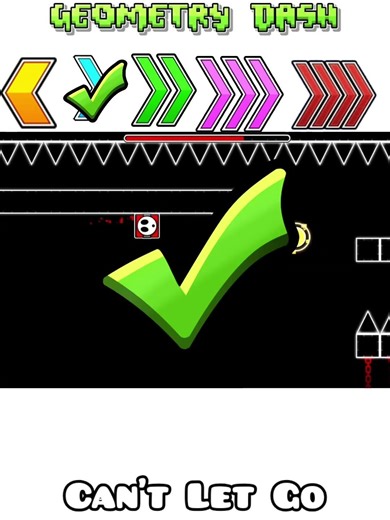 Which speed can beat Can't let Go part? #geometrydash #gd #gaming #shorts