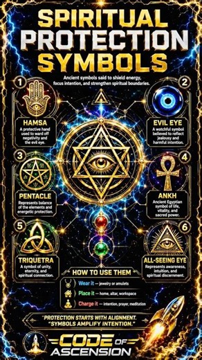 6 Spiritual Protection Symbols You Should Know ⚡️ | Code Of Ascension