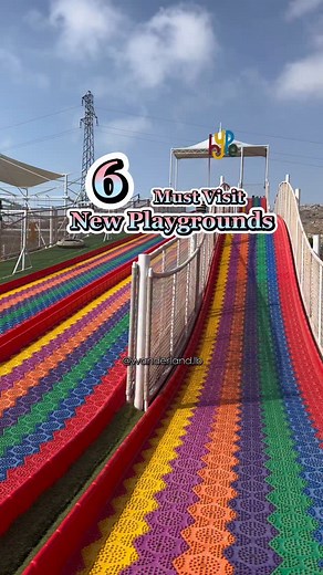 WanderLand | Lebanon’s guide for parents on Instagram: "🌟 6 new playgrounds we’ve visited in Lebanon, and we absolutely loved them! Highly recommend checking them out before summer ends 🌞💛 🌈 @mountainhypeleb - Mtein 🎈 @the.pinest - Mrouj 🌈 @dotfunplayground - Mansourieh 🎈 @fenouslb - Damour 🌈 @funfetti.lb - Amioun 🎈 @smilesnslides - Ehden #wanderlandlb #lebanonkidsguide #lebanonplaygrounds #kidsinlebanon #newplayground"