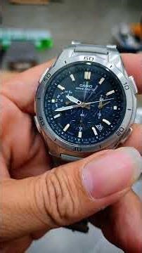 Kim Chạy Ngược - Casio Wave Ceptor 7 kim solar size43 báo thức lịch vạn niên worldtime giờ thể thao