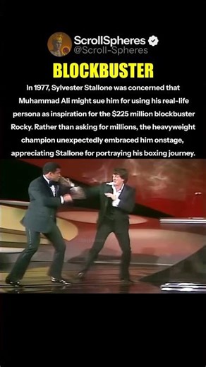 Muhammad Ali Reaction To Rocky Surprised Stallone