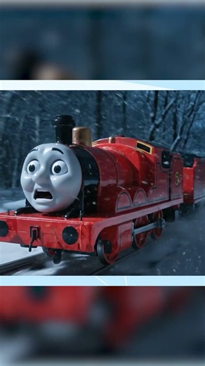Is It Jack Frost?! James Escapes the Frozen Ghost Train! 🥶🚂 #shorts