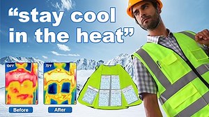 Watch 6 ice packs for cooling safety vest on Amazon Live