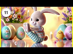 Easter Bunny Yoga for Kids 🐰 | Cute Spring Yoga Adventure!