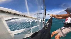 6.1K views · 60 reactions | Super light wind wave sailing today. No wings, no kites, just me on a 6.4m Spider that is lighter than most 5.0m sails! | Hot Sails Maui | Facebook