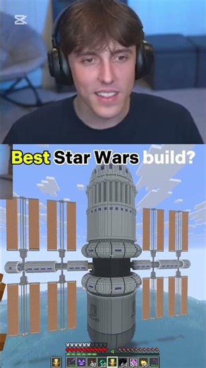BEST Star Wars build ? #minecraft #shorts #donutsmp