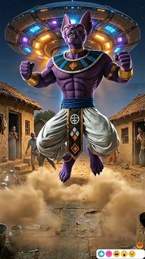 Lord Beerus Vs Aliens 👽☠️ #hulku #ai