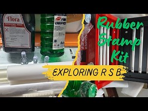 Rubber Stamp Kit with Stamp Making Machine #stampfactory