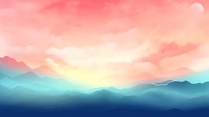 Video background animated abstract wave multicolor motion loop liquid style