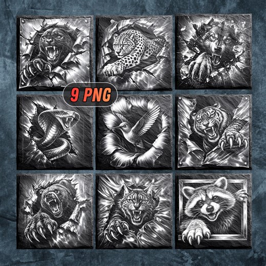 3d Illusion Slate Engraving Design | Laser Files | Digital Download - Etsy