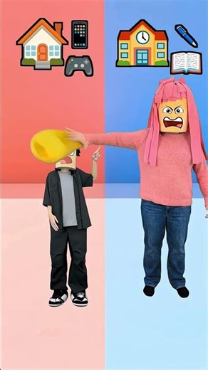 School Life vs Home Life! 🏫🏠 Which is Better?