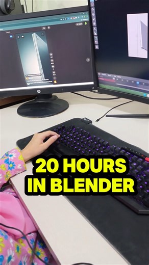 20 Hours in the Blender Laptop Animation Made in Blender 💻from Scratch Every detail crafted from scratch: modeling, texturing, lighting, composition, animation, and final render — all done inside Blender. #blender3d #3danimation #laptoprender #madeinblender #cgart #motiondesign #ahadanimates #3dmodeling #techart #productvisualization #foryoupagereels #reel #learning #20hours | Ahad Animates