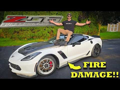 I Bought A 1000HP C7 Corvette Z06 With FIRE DAMAGE!!!
