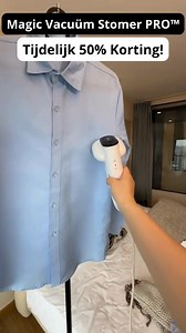 We kennen het allemaal: je hebt haast, je kleding zit vol kreuken, en het strijkijzer maakt het alleen maar erger. Daarom is er de Magic Vacuüm Stomer PRO™. Een krachtige draagbare kledingstomer die zelfs de hardnekkigste kreuken in seconden aanpakt. ✨ Compact. Slim. Stressvrij. ✨ Ideaal voor thuis én onderweg ✨ Geen strijkplank nodig 🧳 Perfect voor reizigers en drukke professionals. | Smart Hub