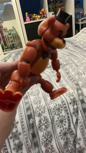 William Afton gets spring lock but in Freddy #fnaf #actionfigures #freddyfazbear #fnaf3 #jazwares