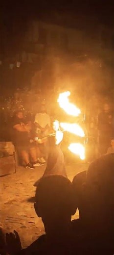 the amazing fire show 🔥