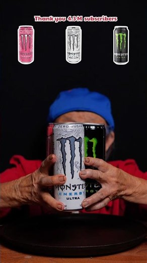 Mukbang ASMR 🥤 Drink Monster 😋🔥🔥