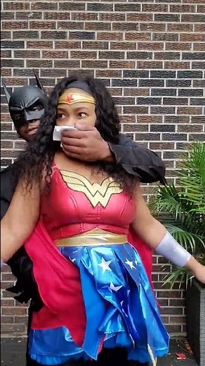 Wonder woman gets captured by batman #antiherochallenge #shorts #youtubeshorts