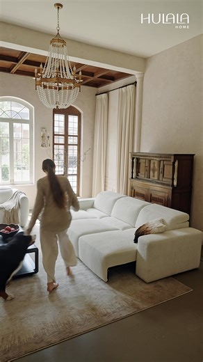 2.6K views | ✨ The Modern Chenille Reclining Sofa — comfort tailored to you. • Three independent power recliners for personalized seating • Soft chenille upholstery that resists stains and spills • Quiet electric motion, effortless to adjust • Adjustable headrest for custom support • Wide, generous seating made for everyday comfort | Hulala Home Furniture | Facebook