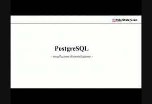 Poker Tracker 4 - installazione database PostgreSQL