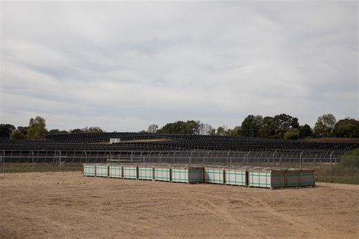 Massive 125-megawatt solar farm nears completion west of Jackson