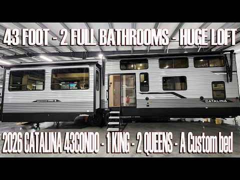 2026 Catalina 43CONDO 2 Bathroom destination trailer by Coachmen RV @ Couchs RV Nation - AllAboutRVs