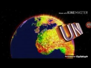 Universal logo with 8 bit fanfare