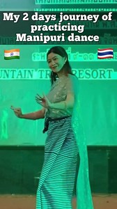 401K views · 12K reactions | It’s my first time did a Manipuri dance in Thailand, even in front of my mom I had only 2 days to practice this short Radha Nartan dance. Hope you liked it and the full video link https://youtu.be/M2OcXF7BFZc?si=LBtq8q8NOqx-xJ4G | Maynumpetch | Facebook
