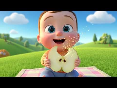 Learning Snack Moments 🍎🥪 | Fun Snack Time Song for Kids | Toddler Eating & Food Rhyme | Baby Song