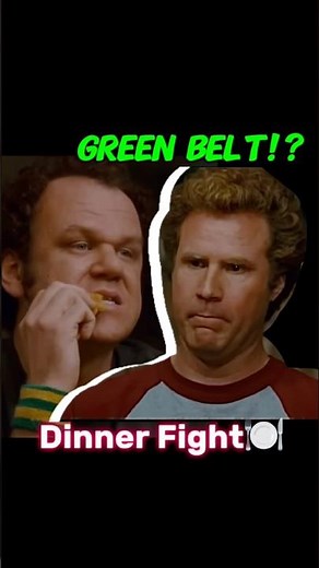 Step Brothers Dinner Fight 🍽️ | Green Belt!🟢🤣 #stepbrothers #movieshorts #comedygold