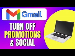 How To Turn Off Promotions & Social in Gmail | Disable Promotions in Gmail | Easy Tutorial